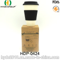 2016 biologisch abbaubare wiederverwendbare Bambusfaser Kaffeetasse (HDP-0424)